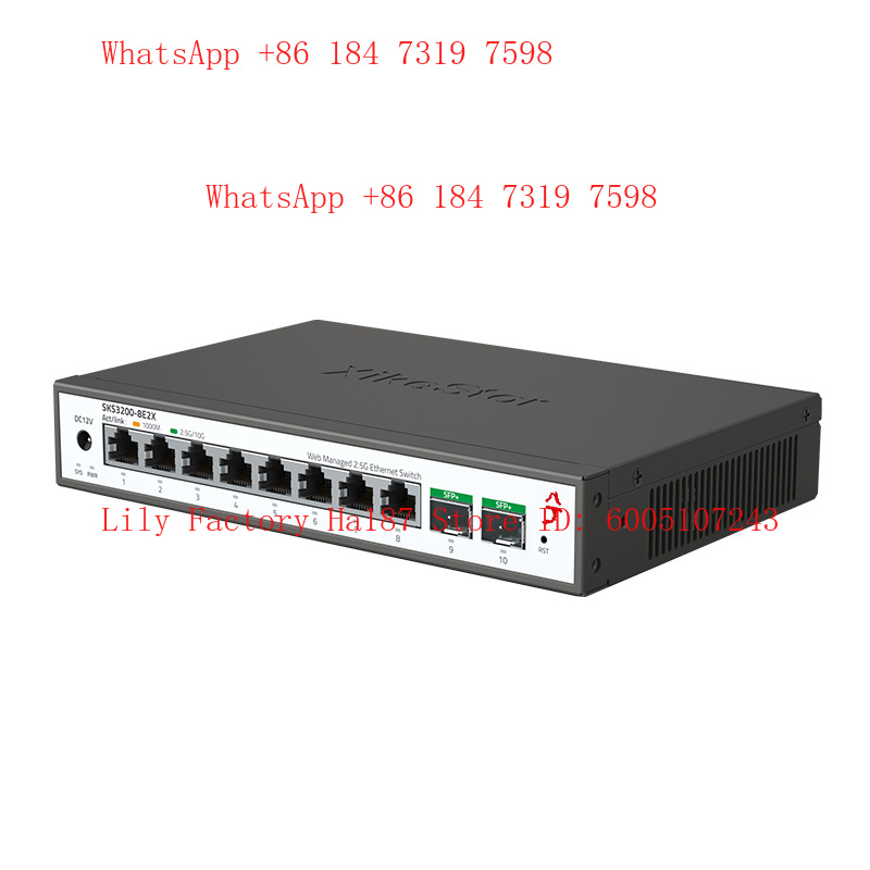 Sfp+ 10G Managed Switch 8 Port - Коммутатор XikeStor 8*2.5G RJ45 2*10G SFP+